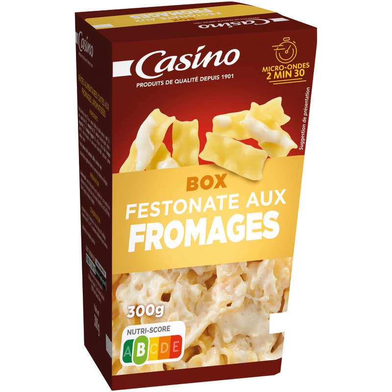 CASINO Fusilli aux fromages - Box - Pâtes