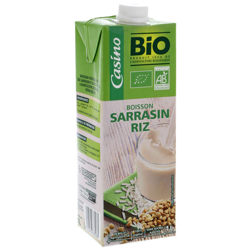 Boisson sarrasin riz bio - 1 l