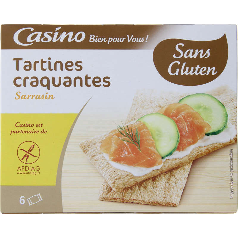 Tartines craquantes Sarrasin Sans gluten