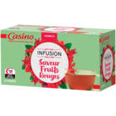 CASINO Infusion fruits rouges - 25 sachets 37.5g