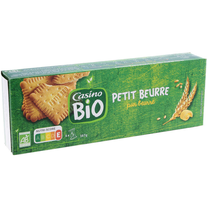CASINO BIO Biscuits - Petit beurre - Biologique