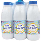 CASINO Lait demi-écrémé pauvre lactose 6x1l