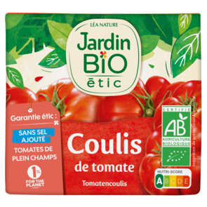 Jardin Bio coulis de tomate, bio 500ml...