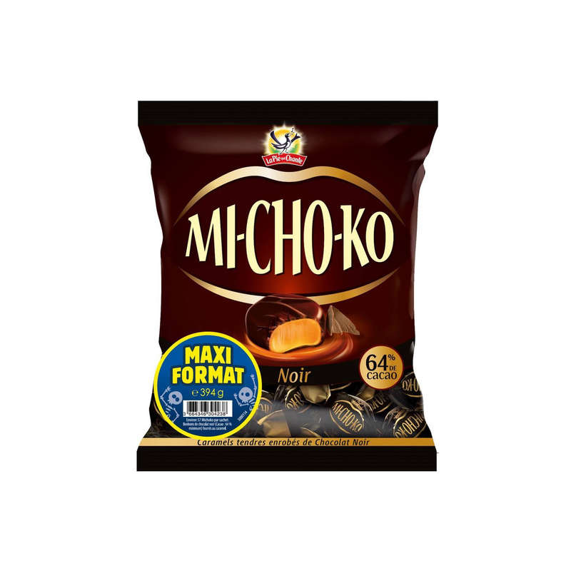 Michoko - Caramels tendres enrobés de chocolat noir