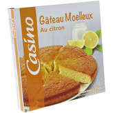 CASINO Gâteau moelleux - Au citron 350g