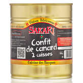 Sakari - Confit De Canard 2 Cuisses 700 G