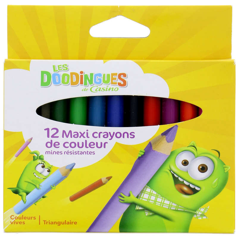 Maxi crayons de couleur x12