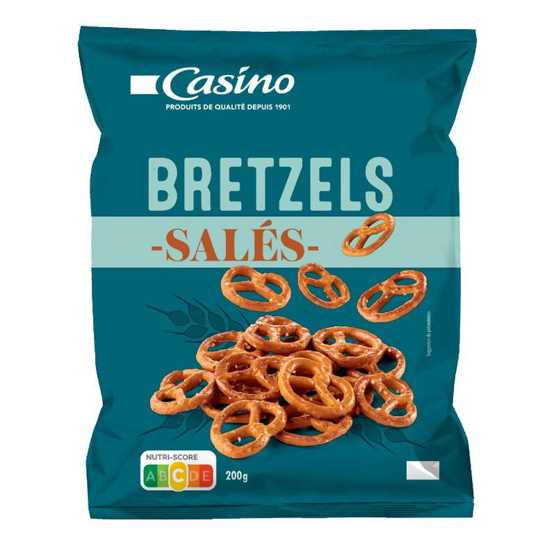 CASINO Bretzels - Biscuits apéritifs