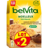 Biscuits moelleux choco-noisettes Belvita