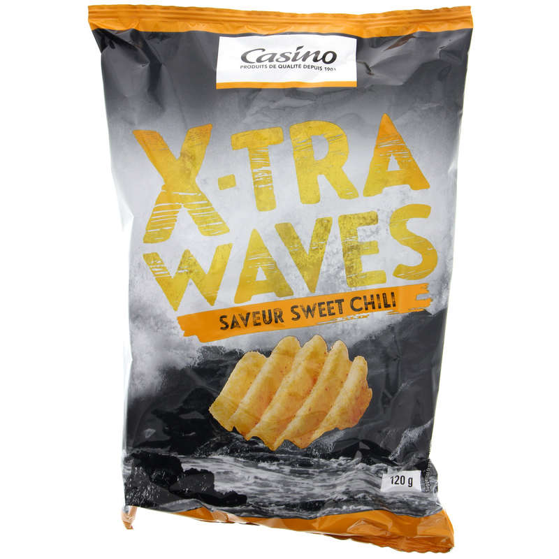 Chips x-tra waves - Saveur sweet chili