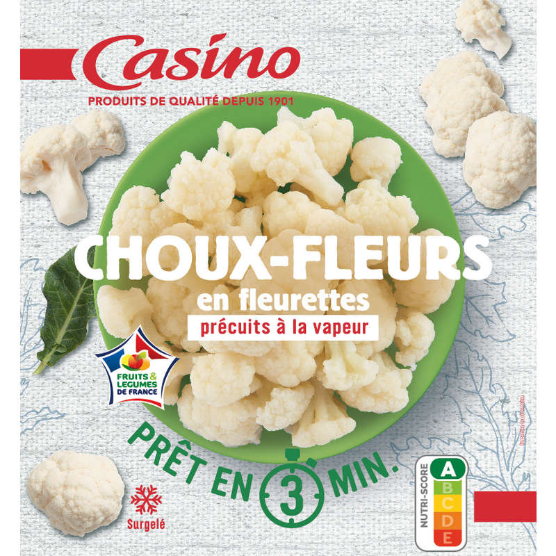 CASINO Choux fleurs - En fleurettes - Prêt en 3 minutes