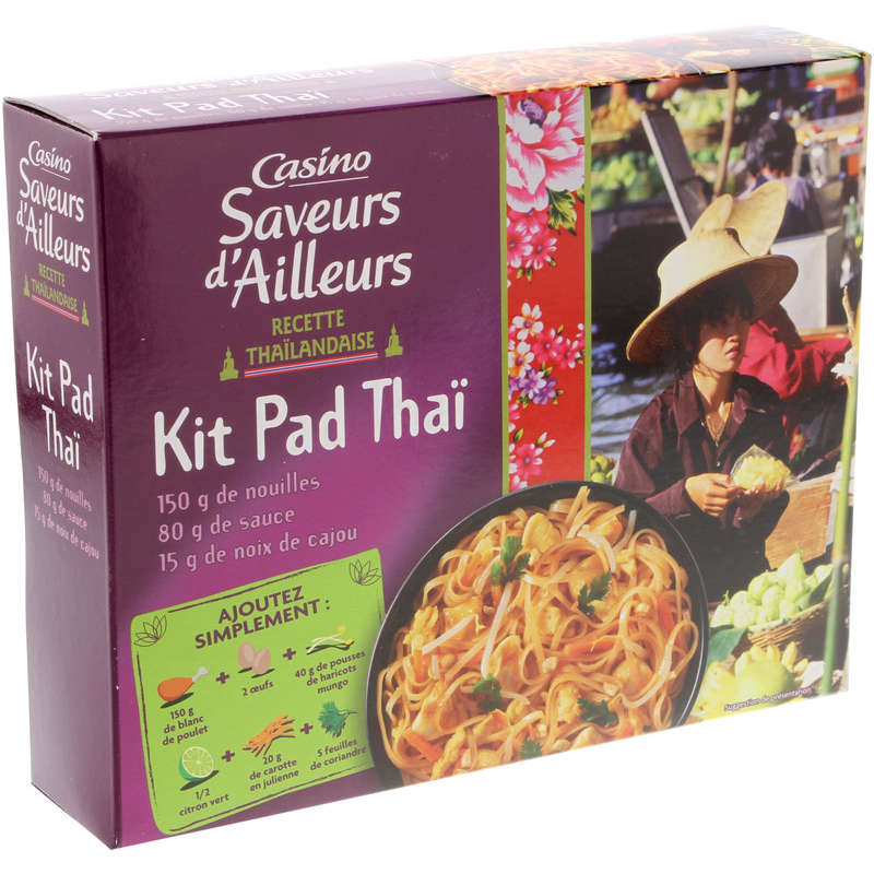 CASINO SAVEURS D'AILLEURS Kit pad thaï - Recette thaïlandais...