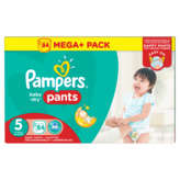 Couches Pampers Baby Dry T5 Méga x84