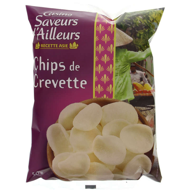 CASINO SAVEURS D'AILLEURS Chips de crevette - Recette Asie