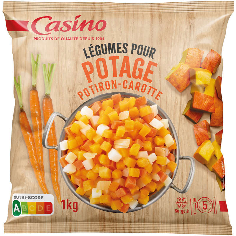 Légumes potage orange