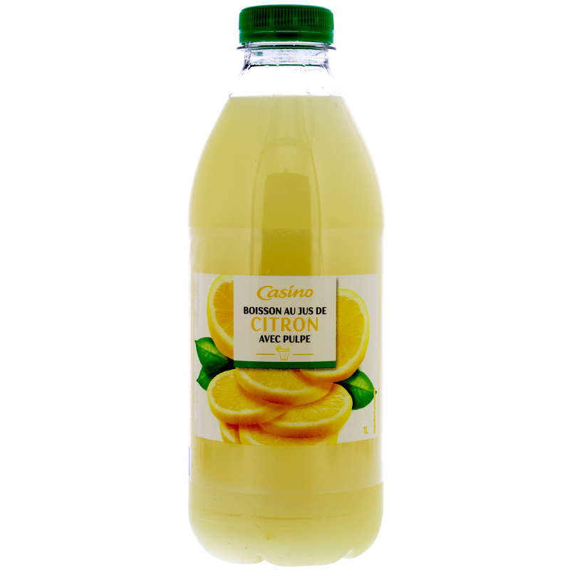 CASINO Boisson au jus de citron - Avec pulpe