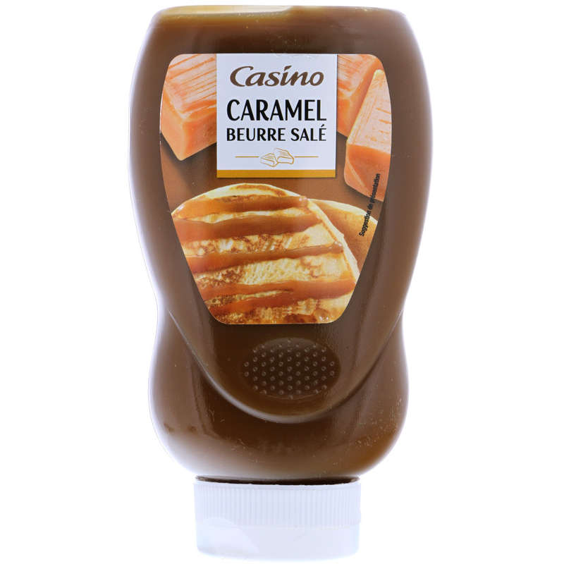 CASINO Caramel beurre salé - Flacon souple