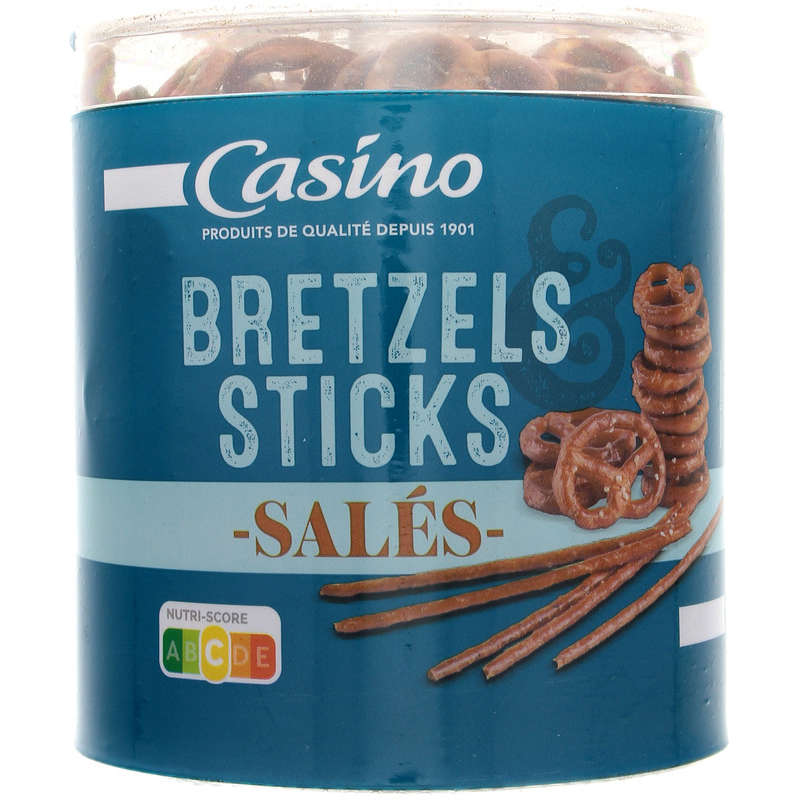 CASINO Sticks et bretzels - Goût apéritifs - Salés