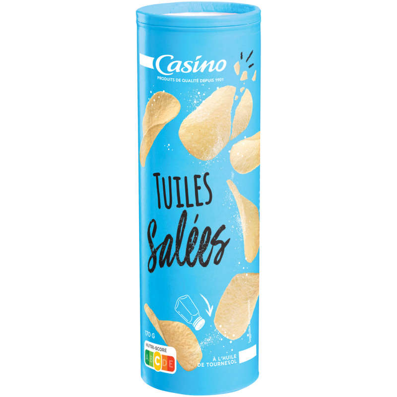 CASINO Tuiles - Biscuits apéritifs - Goût salé