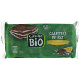 CASINO BIO Galette - Riz - Chocolat noir orange -