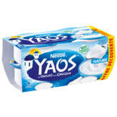 le yaourt à la grecque nature yaos nestlé 4 x 150g