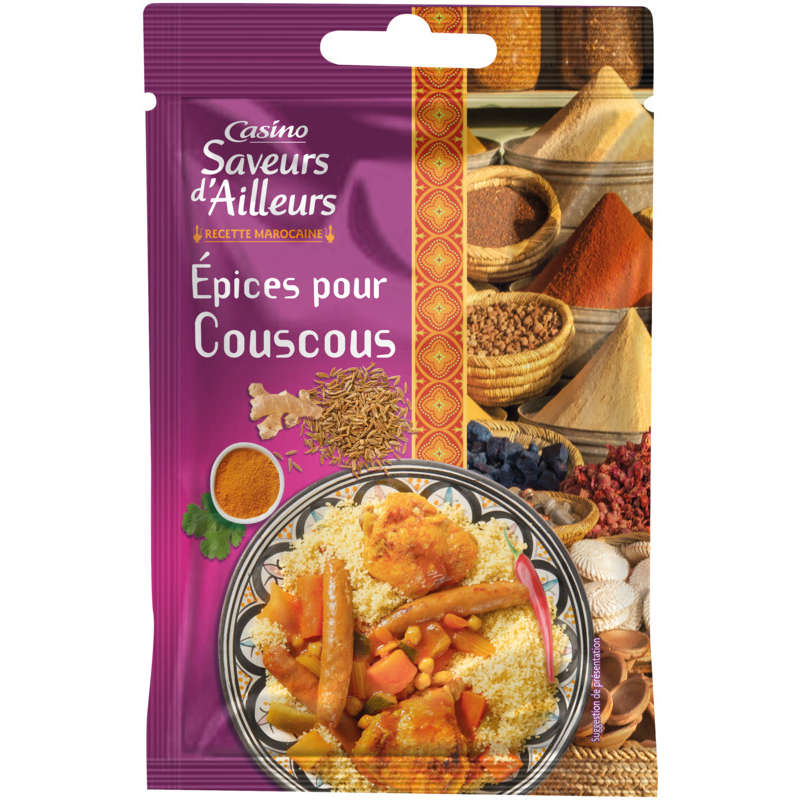 CASINO SAVEURS D'AILLEURS Epices pour couscous - Recette mar...