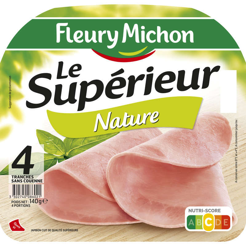 FLEURY MICHON Le Supérieur - Jambon - Sans sel nitrité - San...