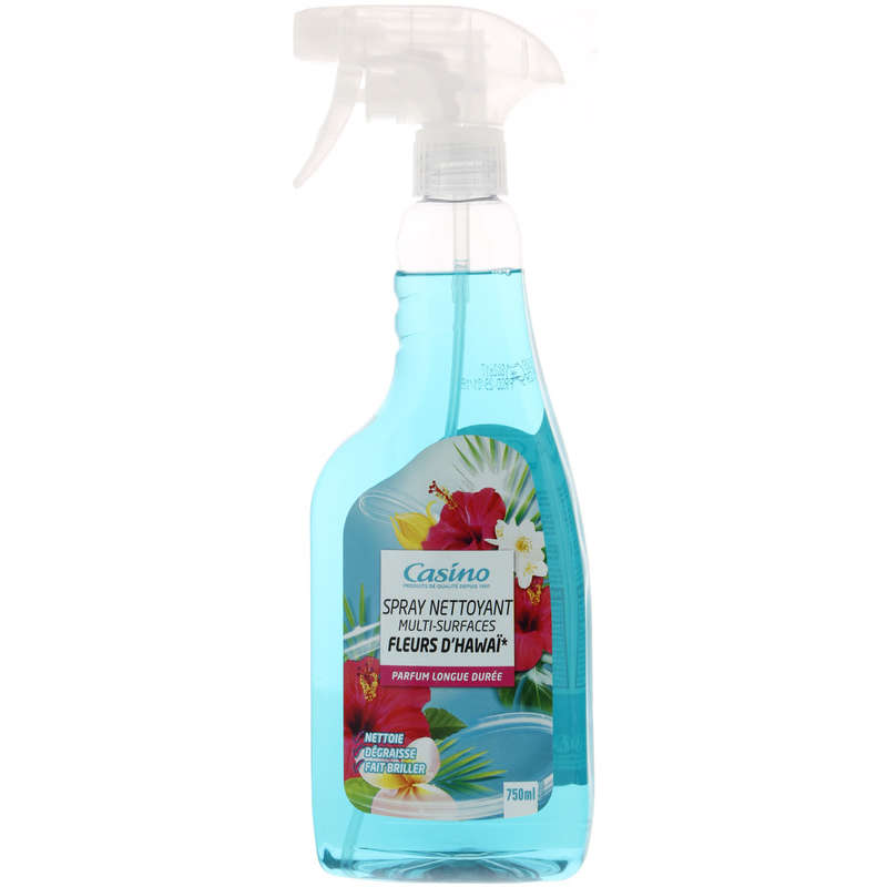 CASINO Spray nettoyant - Milti-surfaces - Parfum fleurs d'Ha...